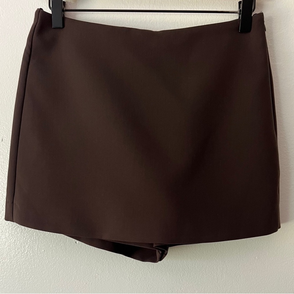 Zara Chocolate Brown Skort